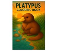 Platypus Coloring Book: 50 Realistic Australian Wildlife Scenes for Kids and Adults