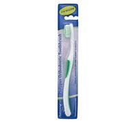 Platypus Orthodontic Toothbrush, Better Access over Brackets & Archwires, Silcone Grip, Helps to keep Teeth & Gums Clean