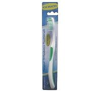 Platypus Orthodontic Toothbrush, Better Access over Brackets & Archwires, Silcone Grip, Helps to keep Teeth & Gums Clean