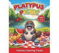 Platypus Picnic Coloring Book for Kids Ages 4-8: Yummy Coloring Treats: Summer Fun Activity Book | Cute Animal, Fruit, and Cupcake Pages for Boys and Girls (Platypus Adventures Coloring Series)