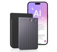 Plaud Note AI Grabadora de Voz IA, Transcribe y Resume con Tecnología de IA - Soporta 112 Idiomas, 64GB de Memoria, Funda Negra