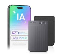 Plaud Note Grabadora de Voz IA con Funda Negra Transcribe Resume con Tecnología de IA, Soporta 112 Idiomas 64GB de Memoria Control de Reunión con App Genial para Lección Llamada Entrevista