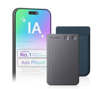 Plaud Note Grabadora de Voz IA con Funda Negra Transcribe Resume Transcripción IA, Soporta 112 Idiomas Control de Reunión con App Genial para Lección Llamada Entrevista Charlas Clases