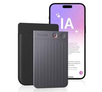 Plaud Note Grabadora de Voz IA con Funda Negra - Transcribe y Resume con tecnología de IA - Soporta 112 Idiomas, 64GB de Memoria, Control de reunión con App, Genial para Lección, Llamada, entrevista