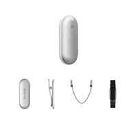 Plaud NotePin 4 accesorios incluidos con collar y pulsera, Grabadora de voz con IA, Asistente inteligente para toma de nota, plateado