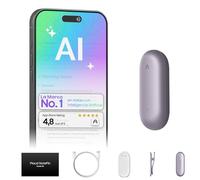 Plaud NotePin Grabadora de Voz con IA, Control por App para Tomar Notas, transcripción y Resumen con IA, soporta 112 Idiomas, 64 GB, grabadora de Audio para conferencias, reuniones, Púrpura Atardecer