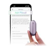 Plaud NotePin Grabadora de Voz IA Wearable Transcripción y Resúmenes | Grabadora IA con 2 Accesorios, para Profesionales, Reuniones, Entrevistas, Clases, Teams, 112 Idiomas, Find My