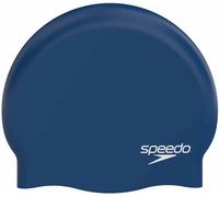 Plavecká čepička speedo plain moulded silicone cap azul oscuro