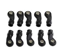 Plawee 10 Unids Plástico Varilla Extremo Enlace Bola de Conexión Cabezal para 1/10 RC Car Crawler Axial Scx10 II 90046 Trx4, D