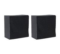 Plawee 2X Filtro de Agua de CarbóN Activado Eco-Aquarium Water Purifier Cuadrado Honeycomb Filtro Ultra Fuerte de FiltracióN y AbsorcióN A