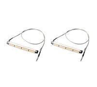 Plawee 2X Traje Piezoeléctrico Pickup para Transductores para Bajo Acústico de 4 Cuerdas