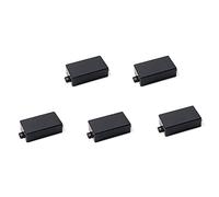 Plawee 5X Plastic Cubierta de Sellada Humbucker En Forma de Partes de Guitarra SQ Pickup (Negro)