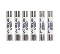 Plawee 6X 1000V 500MA 6.3 x 32mm Fusible de Ceramica para Multimetro