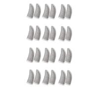 Plawee Mangas de Dedo de Fibra de Carbono de 18 para Juegos Móviles Pantalla de Contacto Mangas de Dedo (24 Piezas)