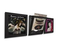 PLAY AND DISPLAY Art Vinyl Marco para Vinilos - Pack de 3 Negro Mate 38 x 38 cm con Protección UV y Acrílico Resistente a Arañazos - Para 1-3 LPs o Doble LP Gatefold