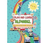 Play and Learn Large Letter Tracing ABC Coloring Book: ABC Tracing and Coloring Book for Kids Ages 3-6 (Tracing Activity Books for Toddlers)