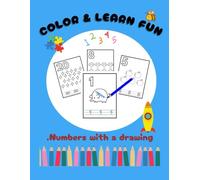 Play and learn with colors: This book is a great way to encourage imagination and hand-eye coordination while having fun coloring beloved animals and exciting shapes. Perfect for kids aged 3 and up.