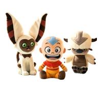 PLAY BY PLAY Avatar: El Señor de los Elementos Peluche Set - Aang, Momo & Appa peluches (21 - 27 cm) - Juguete de peluche suave para fans y coleccionistas - Referencia 760025766