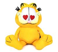 Play by Play Garfield Emoji Cute - Peluche de gato sentado de la película The Garfield Movie, altura 30 cm (26 cm sentado)