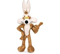 Play by Play Looney Tunes - Peluche de los Personajes - Coyote, Piolín, Taz, Silvestre, Correcaminos, Lucas, Bugs Bunny - Calidad Super Soft (Coyote)