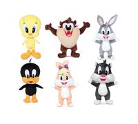 Play by Play Looney Tunes - Peluche de los Personajes -Piolín, Taz, ,Pato Lucas, Bugs Bunny conejo,