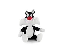 Play by Play Looney Tunes - Peluches Looney Tunes Sitting Calidad Super Soft (25/38cm, Gato Silvestre)
