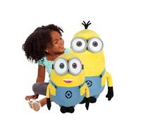 Play by Play Minions Rise of Gru Minions - Peluche premium con ojos de PVC, diseño de Bob, Otto, Kevin, Stuart, Dave con licencia original (Kevin 60 cm)