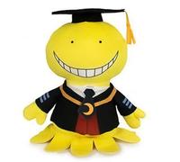 Play by Play Peluche Koro Sensei 22 cm - Assassination Classroom | Muñeco de Peluche Anime Suave con Traje de Profesor y Birrete | Regalo para Fans y Coleccionistas
