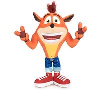 Play by Play - Plush Felpa Crash Bandicoot símbolo de Victoria jubiloso Original Activision Videogame - Multicolor - 32cm