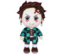 PLAY BY PLAY Tanjiro Kamado Peluche de 27 cm de Demon Slayer - Figura de Tela Suave para Niños y Adultos - Anime Manga Merch, Figura Coleccionable, Regalo para Fans