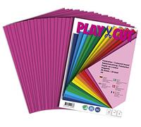 PLAY-CUT Cartulina Fotográfica A4 Set Magenta (300g/m2) | 20 Hojas de Cartulina Fotográfica A4 de Colores | Papel Fotográfico Grueso | Papel de Impresión Premium de Grosor