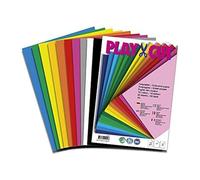 PLAY-CUT Papel de color A3 (130 g/m²) | 50 hojas DIN A3 para manualidades impresión | Juego de papel grueso imprimible e impresora A3 | Papel de dibujo y papel de manualidades de colores premium