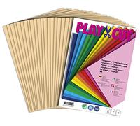 PLAY-CUT, Papel de color, A4, 130 g/m2, arándano, 20 hojas, color liso