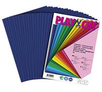 PLAY-CUT, Papel de color, A4, 130 g/m2, azul medianoche, 20 hojas, color liso