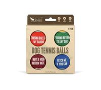 Play Dog Toy_Dog Tennis Ball (4 pcs Pack)_U