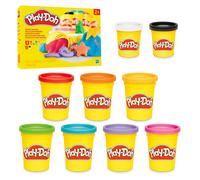 Play-Doh 9 Pack Favorite Color Set Assorted Colors 2 & 4 Ounce Modeling Compound Cans Kids Arts & Crafts Preschool Toys for 2 Year Old G