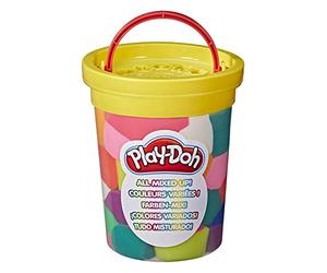 Play-Doh, All Mixed Up - Tarro Grande con un Loco Surtido de Pasta para modelar con Colores premezclados, para niños a Partir de 2 años, no tóxica, 1,25 kg
