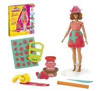 Play-Doh Barbie, Set de muñeca Rosas y cerquillos
