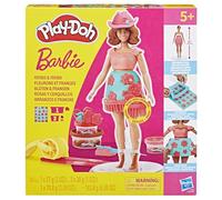 Play-Doh Barbie, Set de muñeca Rosas y cerquillos