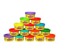 Play-Doh Bolsa de Fiesta - 15 Mini Botes de Plastilina 28 Gramos Cada uno para Regalos en Fiestas - Manualidades de Navidad para Niños y Niñas de 2 Años en adelante