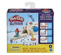 Play-Doh Builder Igloo Mini Kit de construcción de Animales para niños de 5 años en adelante con 2 latas, no tóxico - Juego de Manualidades fácil de Construir