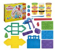 Play-Doh Builder, Mini Casita de Jengibre, Actividad de Manualidades, Kit de construcción de Juguete, Set para múltiples Temporadas con 8 Botes de plastilina, Edad: A Partir de 5 años