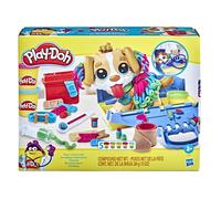 Play-Doh Care n Carry Vet Playset with Toy Dog, Carrier, 10 To (Importación USA)