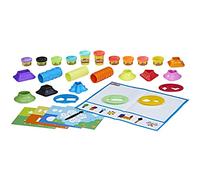 Play-Doh - Formas y colores - Juguete preescolar - 5 manteles, 15 herramientas, 10 colores - A partir de 2 años (Exclusivo de Amazon)