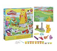 Play-Doh Growin' Mane Lion and Friends Playset, Animal-Themed Sets for Girls and Boys, Kids Toys