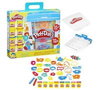 Play-Doh Hasbro F3605 - Maletín para amasar (8 cajas para amasar, para viaje)