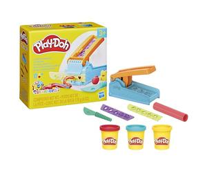 Play-Doh Hasbro, Fabrica de Diversión: Set de Inicio, Manualidades Creativas para Niños y Niñas de 3 Años o Más, 2 Rieles, 3 Botes de Plastilina, Horas de Juego, Habilidades Motoras