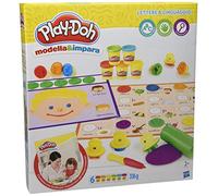 Play-Doh Hasbro Modelo y aprende Letras e Idiomas, Multicolor, B3407103