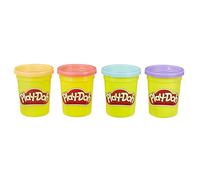 Play-Doh Hasbro Pack de 4 Plastilinas en Colores Pastel, para Niños y Niñas de 2