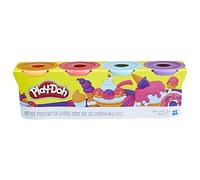 Play-Doh Hasbro Pack de 4 Plastilinas en Colores Pastel, para Niños y Niñas de 2 Años en Adelante, Juguete Creativo, Motricidad Fina
